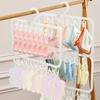 Portable Multi-clip Sock Holders Detachable Children's Hook Hanger Drying Rack with Clips  Home