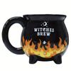 Witches Brew Ceramic Cauldron Mug Witches Brew Cauldron Stoneware Mug Color Changing Coffee Mug Ceramic Heat Sensitive Cup Gift