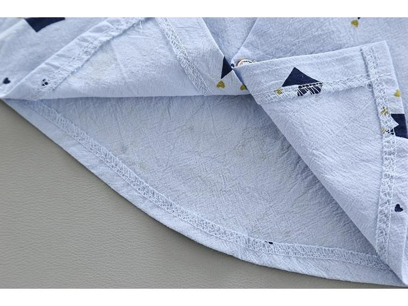 Модный летний комплект-двойка для маленьких мальчиков с коротким рукавом