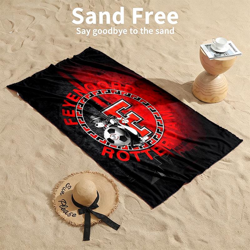 Feyenoord Rotterdam Beach towels also serve as bath towels summer essential a musthave for the outdoors the beach and the pool