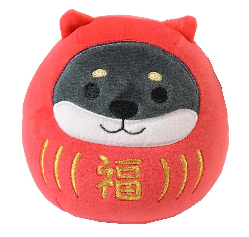 Friends Hill Kuroyanagi Daruma Mochifuwa Cushion S Red JW-356-201