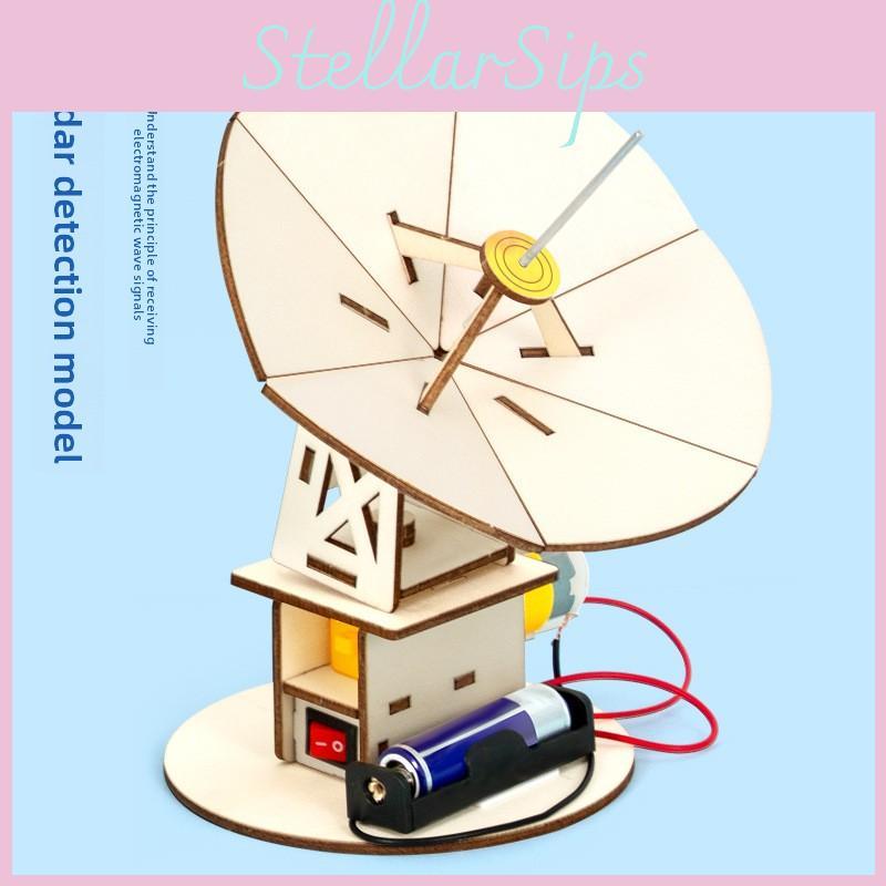 Научный набор для сборки модели детектора радара своими руками для детей, образовательная STEM-игрушка