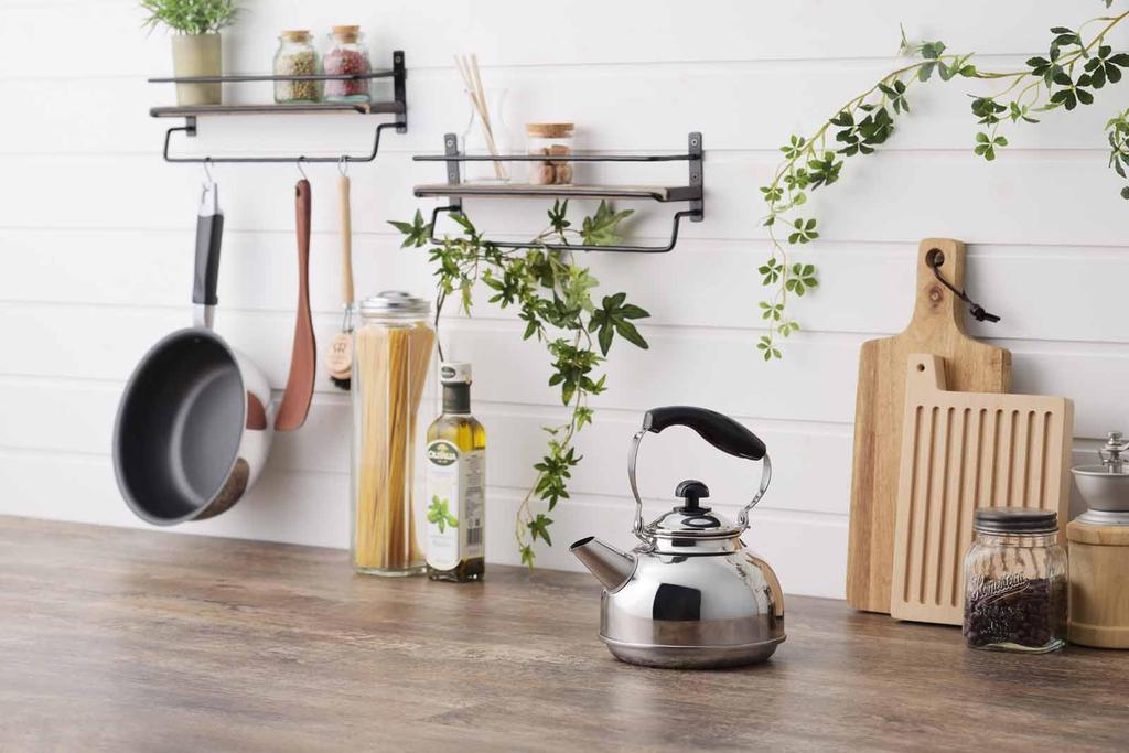 Yoshikawa Made In Induction and Gas Small SJ3555 Kettle, Japan, Compatible, 1.5L, Easy-Pour, Kettle,