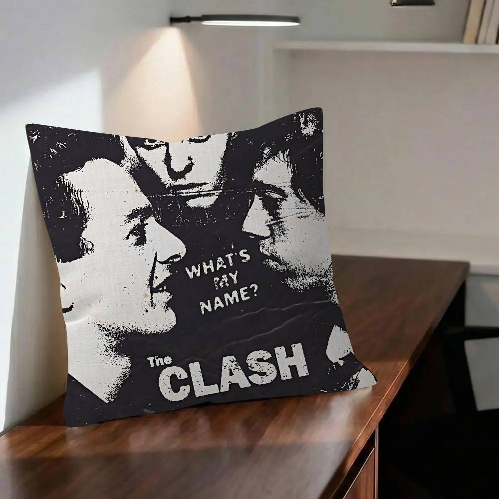 Rock Band The album Clash Cushion Pillow Gift Home Office Decoration Pillow Bedroom Sofa Car Cushion CoverPillow Case