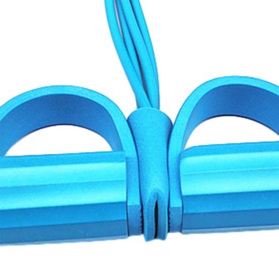 Натяжная веревка с нескользящей ручкой, портативный тренажер для похудения, эластичная педаль для йоги, съемник с эспандером, оборудование для фитнеса