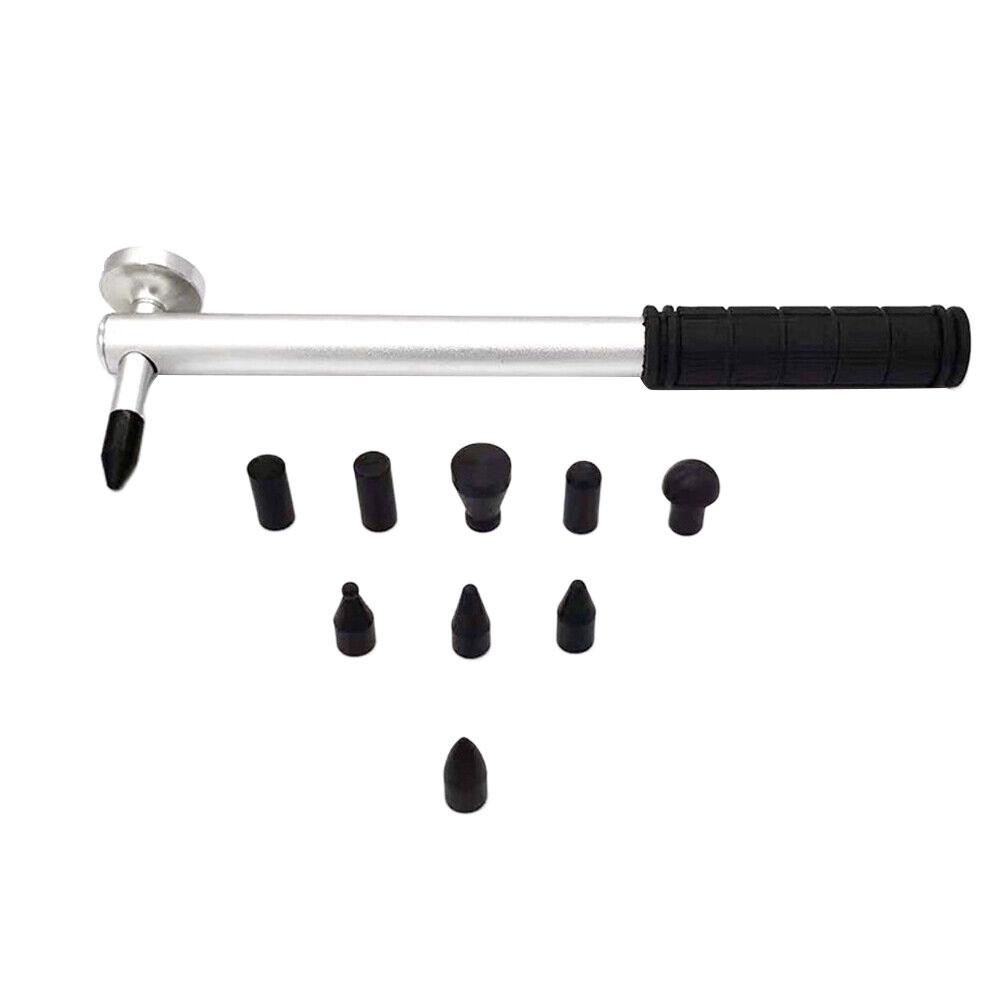 Auto Body Dent Repair Tool 8 Parts Head Car Dings Tabs Down Repair Puller Nylon Dent Repair Pen Hammer Set Car Body Repair Tools