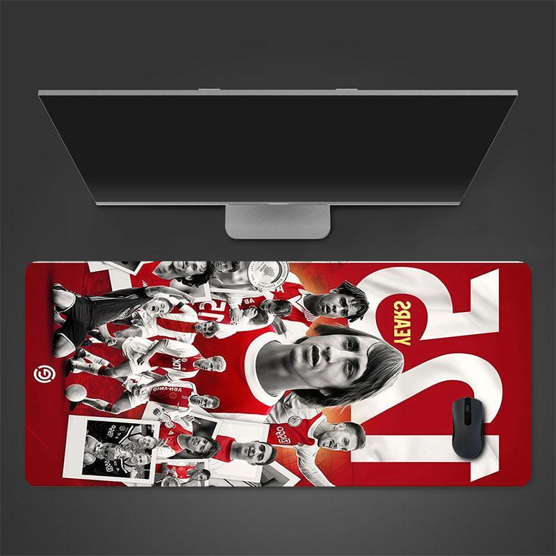 Ajax Amsterdam Mouse Pad, Large Gaming Desk Mat, Non-slip XXL Mousepad for Laptop & Tablet, Mini PC Playmat with Stitched Edges