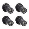 4pcs LED Display Spot Lights 5V Dimmable USB Mini Spotlight for Jewelry Showcase Porch Entryway