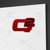QGDM1 Car Metal Q2 Logo Badge Steering Wheel Decals Styling For Alfa Romeo Giulia Brera Tonale 156 Stelvio Emblems Sticker Accessories