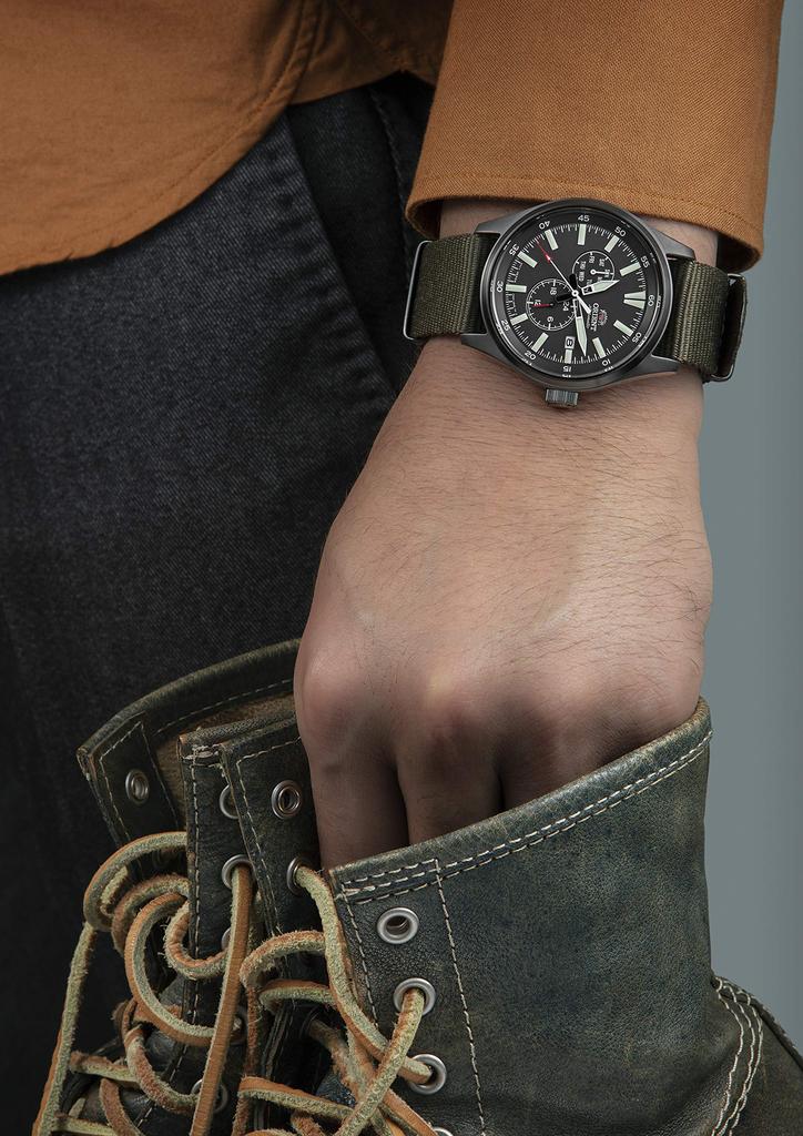 Orient Автоматические часы Field Mechanical Automatic отечественного производителя Гарантия темно-серый [Orient] RN-AK0403N мужские