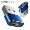 1 шт./2 шт./4 шт. USB-адаптер типа C USB 2,0 тип A «папа» на USB-тип C «мама» конвертер USB C адаптер для зарядки и передачи данных