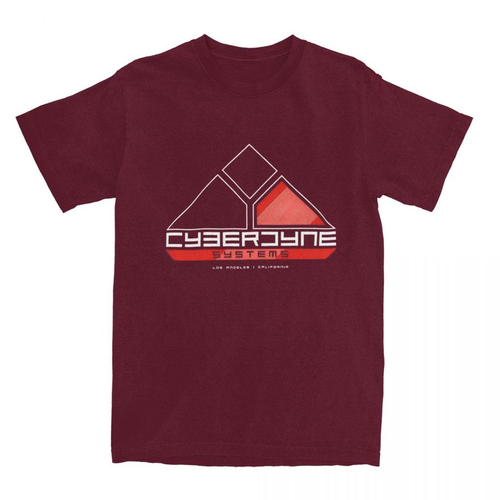 Couple T-Shirt Cyberdyne Systems Red Logo T-Shirts Hip Hop Computer Summer Tee Shirt Y2K Basic Custom DIY Cotton Clothing Gift