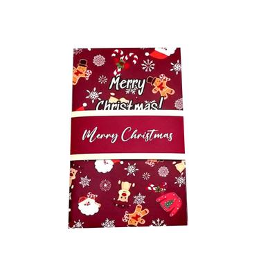 Буклет для подарочных карт ручной работы на Рождество, Рождественский конверт-буклет для наличных