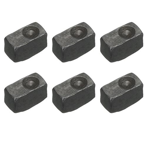 PATIKIL Guitar String Insert Blocks, Tremolo Bridge Saddle Lock Clamp Blocks for Electronic Guitars, Pack of 6