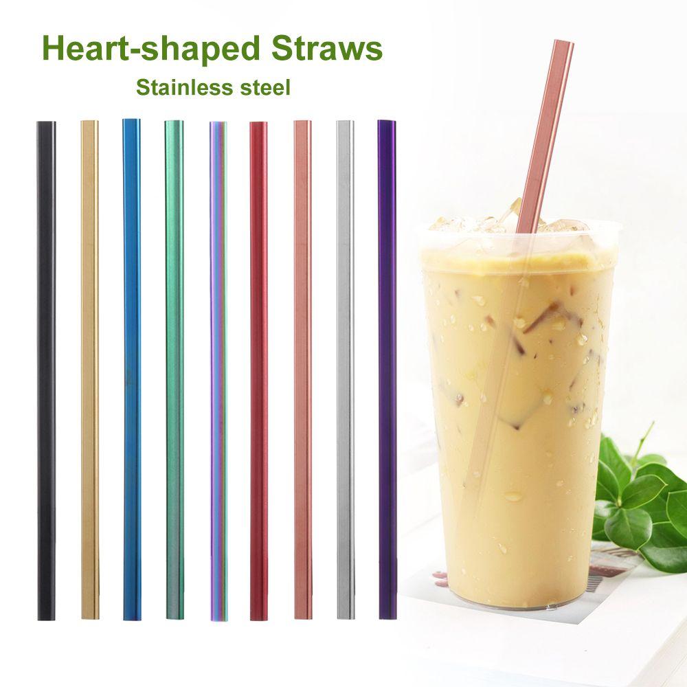 Kitchen Accessories Stainless Steel Drinking Straw Bar Tool Reusable Straw Metal Straws