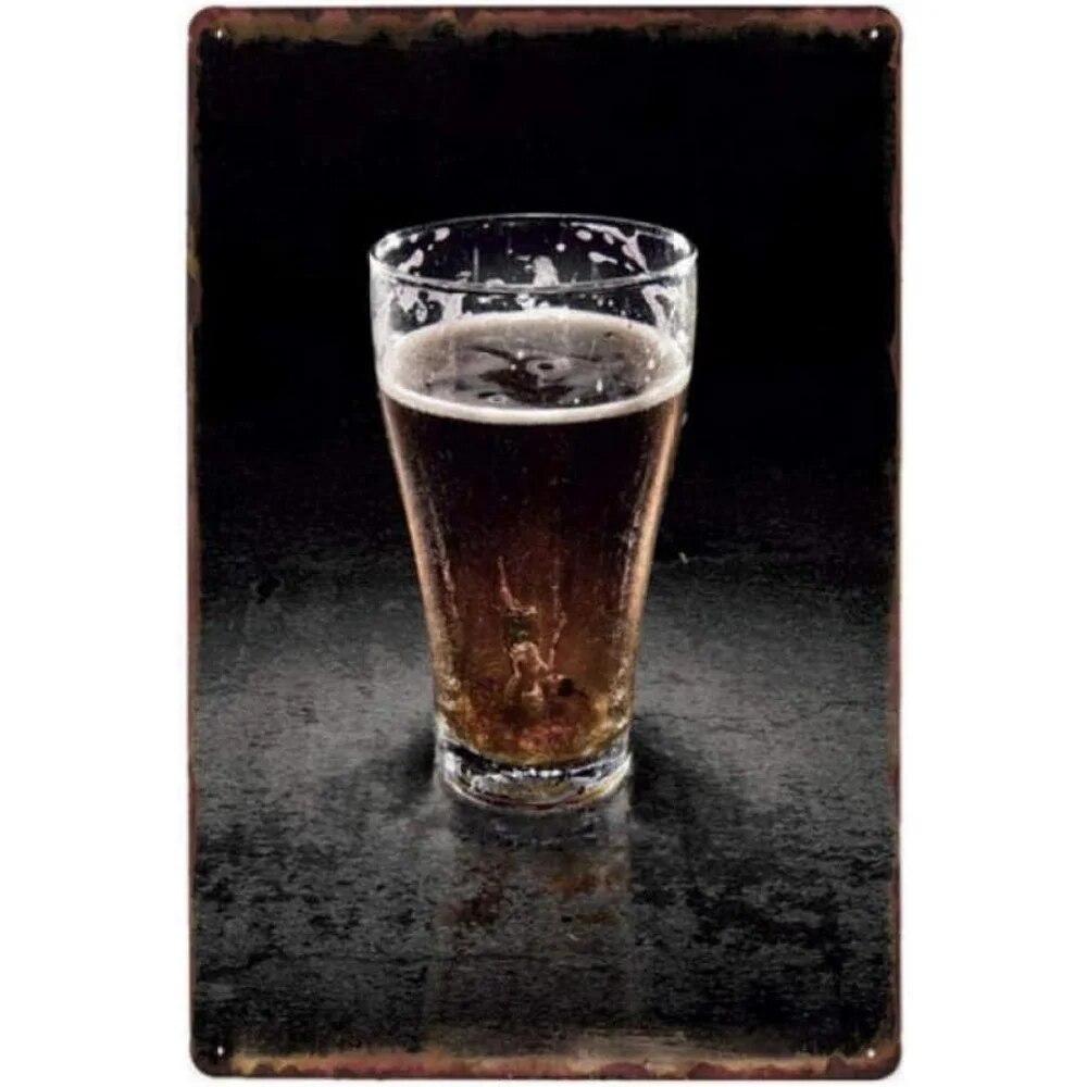 Винтажная чашка для пива Miller High Life, металлическая жестяная вывеска, плакаты, тарелка, Настенный декор для дома, бара, гаража, кафе, клуба, ретро постеры, доска