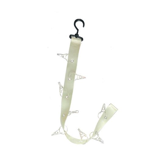 Держатель для кепок для шкафа, вешалка для бейсболок с 8 зажимами