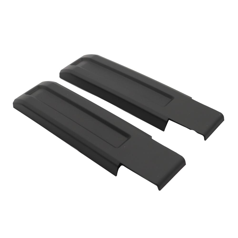 Matt Black Exterior Tailgate Door Hinge Cover Trims for Jeep Wrangler JK 2007-18