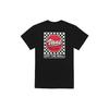 Vans Checkerboard Logo Print Loose Casual Short Sleeve T-Shirt Unisex Tops Black VN0A4UTRBLK