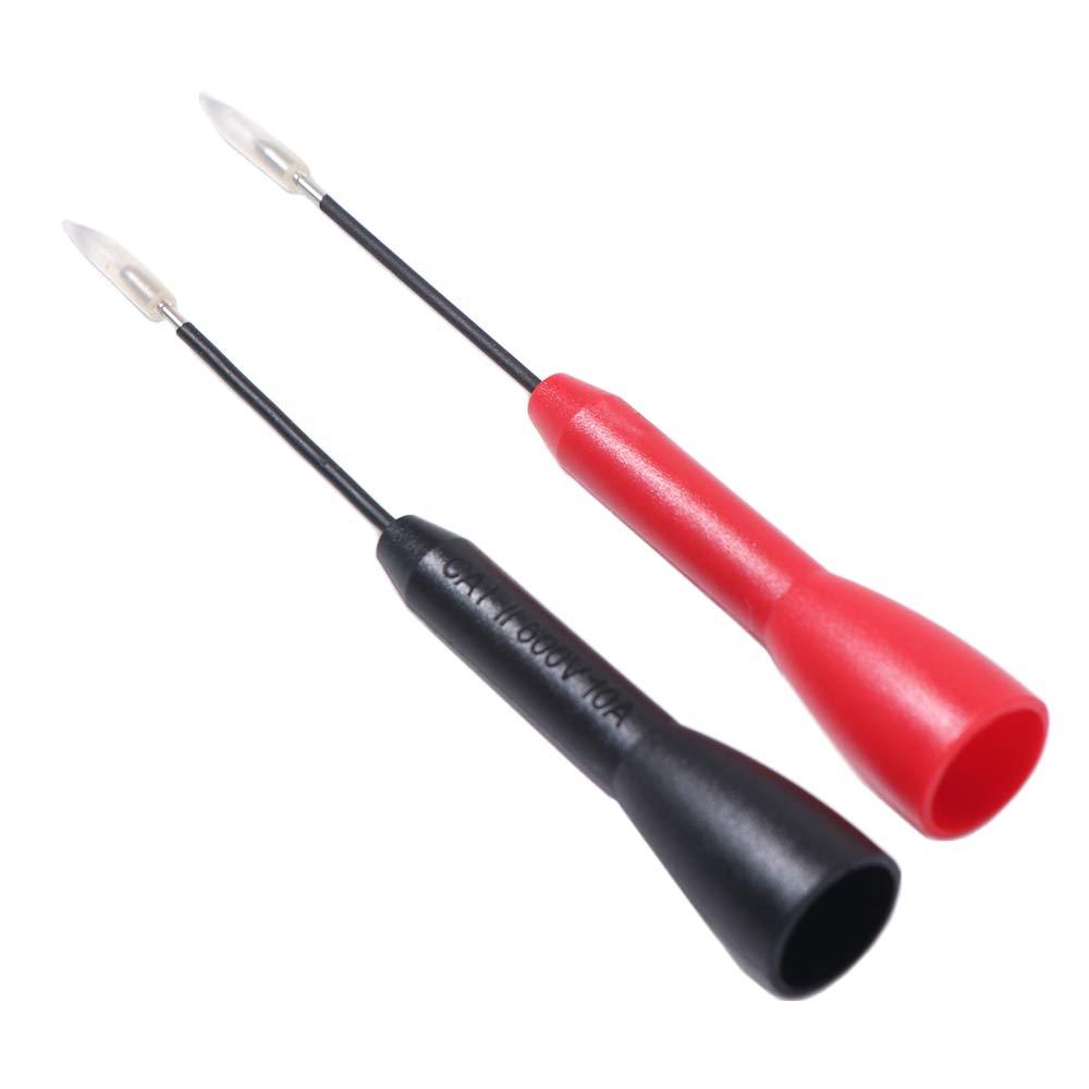 Ультратонкая головка щупа мультиметра 600 В/10 А Тонкий плоский тестовый щуп Мультиметр