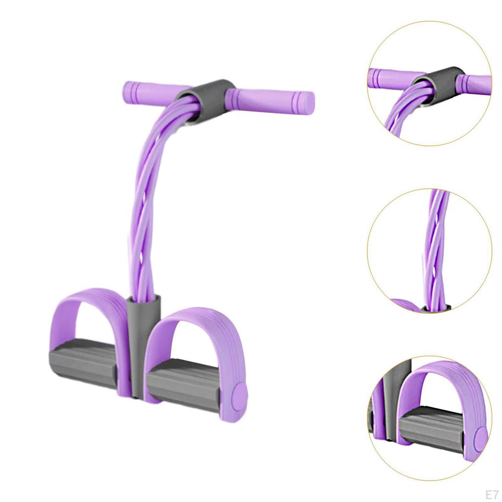 Pedal Resistance Band Ankle Puller Multifunctional Bodybuilding Exercise Sit Up Stretch Rope Elastic