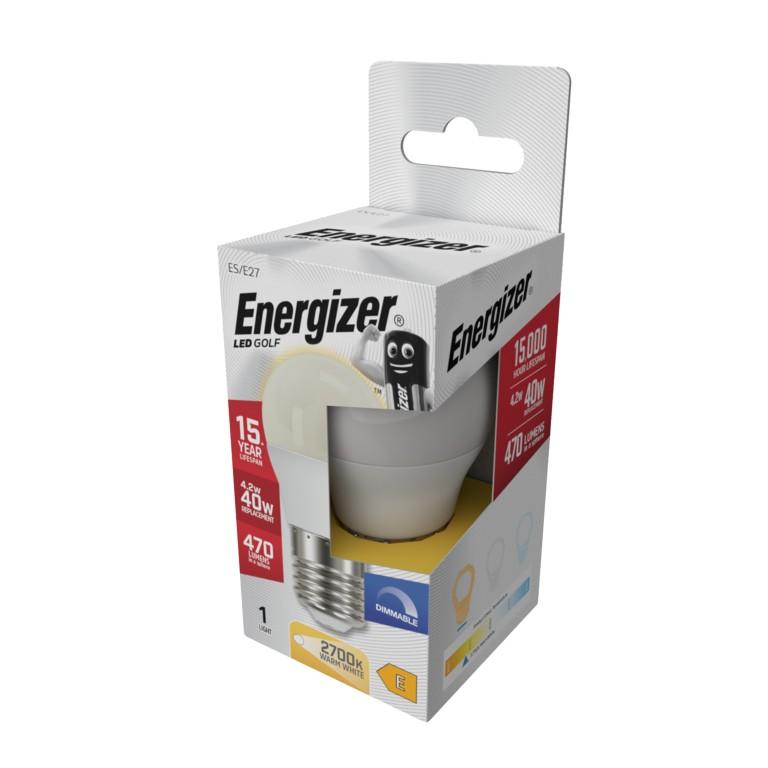 Energizer ES/E27 LED Golf Bulb