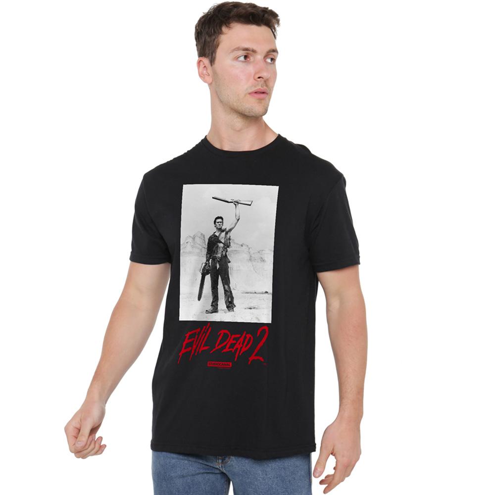 Evil Dead 2 Mens Chainsaw T-Shirt