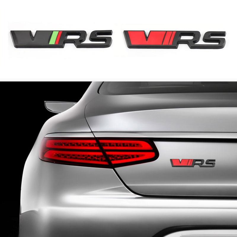 Автомобильная наклейка VRS, металлическая эмблема, наклейка на переднюю решетку для Sk/oda VRS Octavia Kamiq Kodiaq Karoq Tour RS Superb Yeti Fabia Rapid