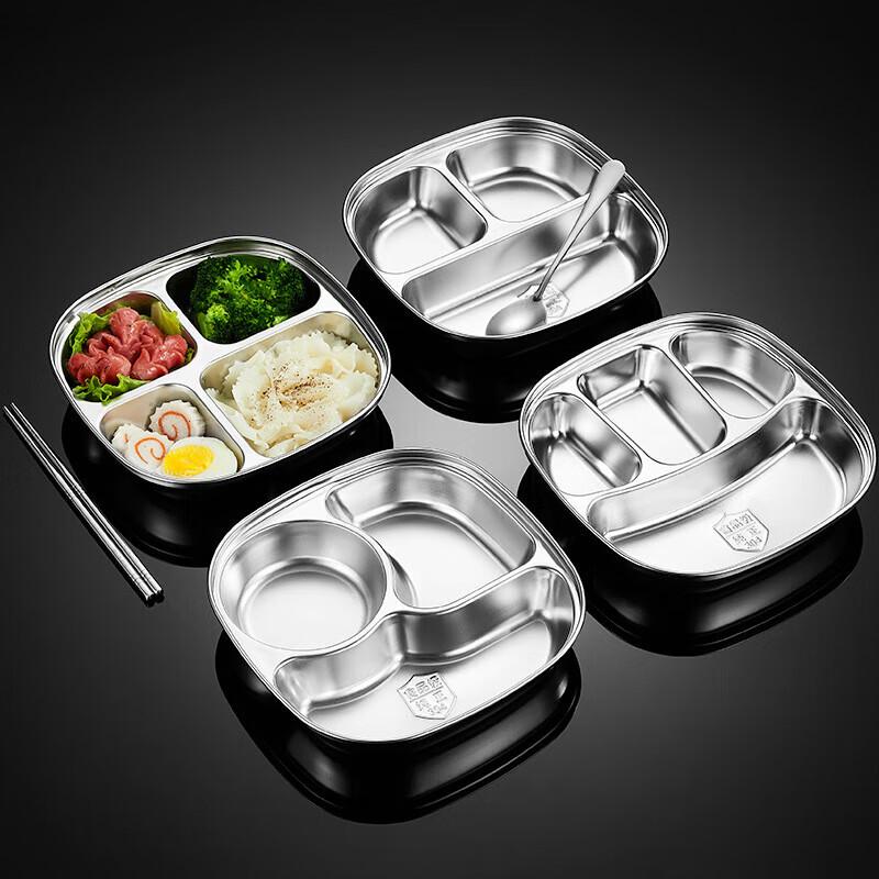 Huihuang 304 Stainless Steel Kids Divided Plate
