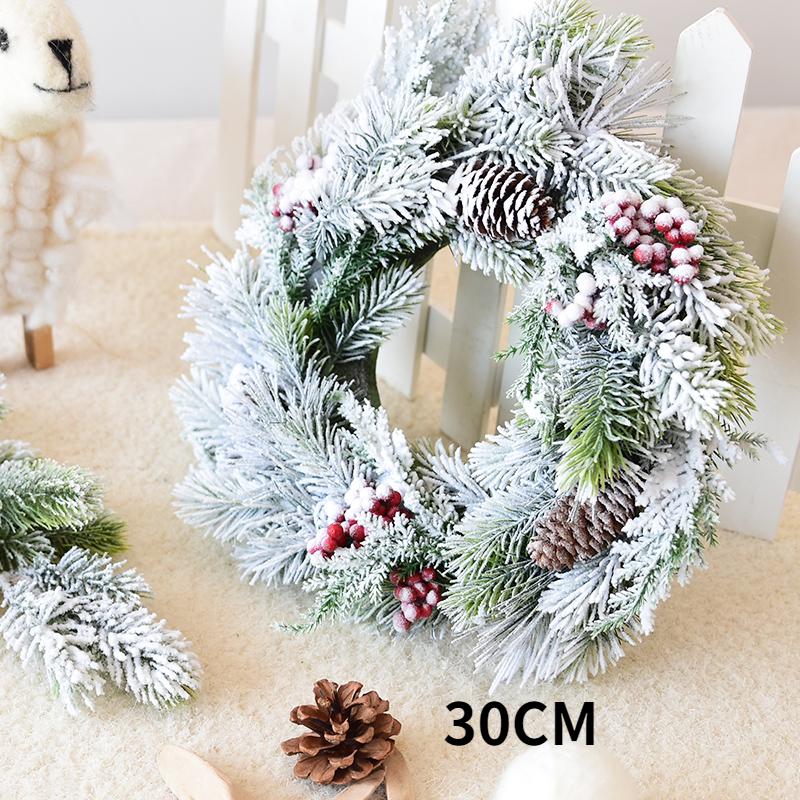Christmas Snow Artificial White PE Tree Decoration Decor Home Party New Year Scene Shooting Ice Sculpture Museum Decoration Tree