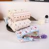 Cotton Pencil Case Portable Stationery Pouch Zipper Design Pen Bag  Back To School Gift