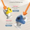 Dinosaur Simple Magnetic Fishing Toys Play Rod Game Toys For Children Baby Montessori With Rod Kids Educational No Rotating Gift