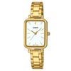 Casio Женские часы квадратные круглые золотые