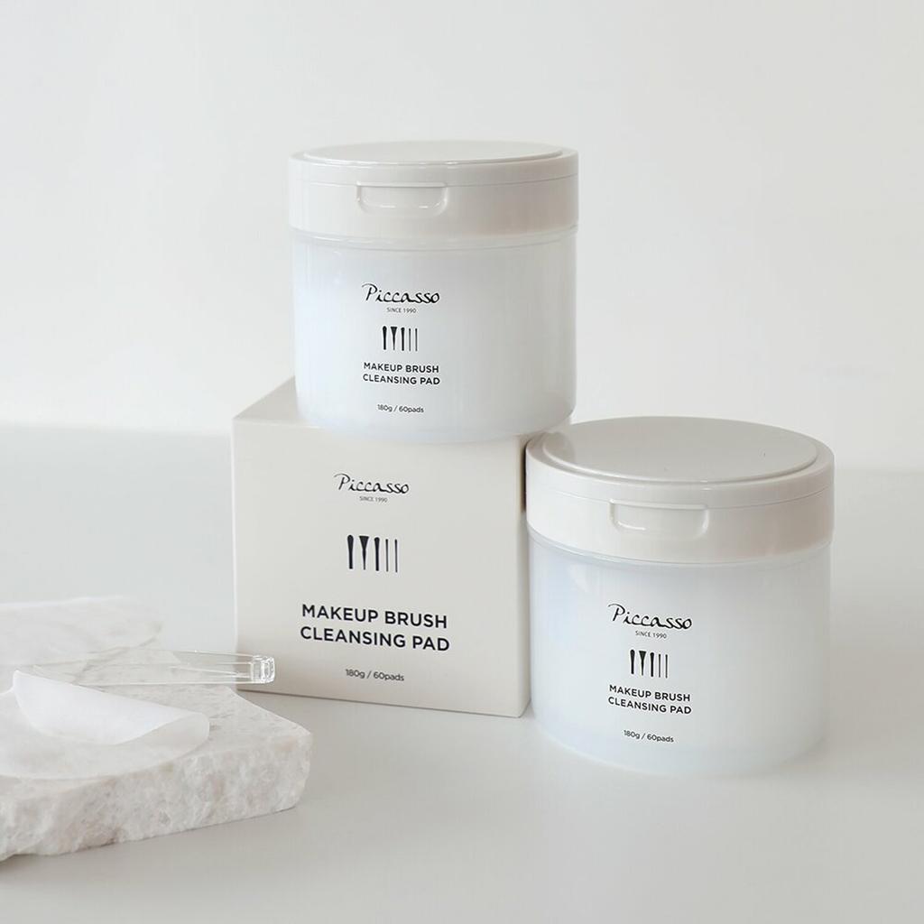 PICCASSO Очищающая салфетка для кистей для макияжа (60 листов)