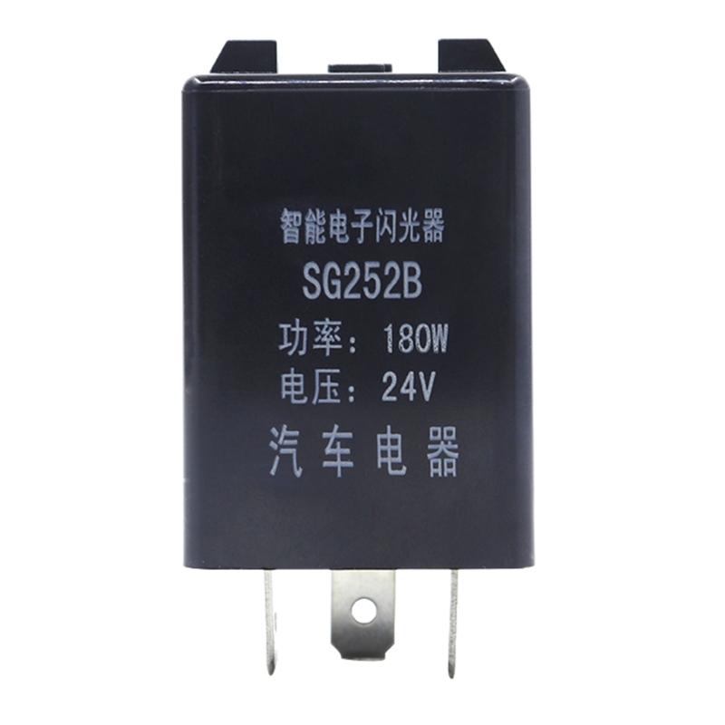 3Pin Electronic LED Flasher Relay Motorcycle Motor Turn Signal Bulb Hyper Flash