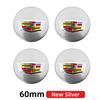 3D 4pcs 56mm 60mm 65mm Car Wheel Center Hub Cap Stickers Decal For Cadillac CTS DTS STS XTS ATS BLS SLS Deville CT5 CT6 XT5 XT6