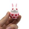 Пасхальный кролик, украшение в виде яйца, 3D-печать, красочная фигурка яйца, брелок, игрушка-кликер для пальцев в виде кролика, праздничное украшение, сувениры для вечеринки