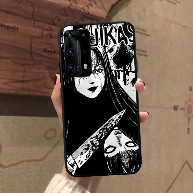 Чехол для телефона Junji Ito Terror Horror Anime для Huawei P50 P40 E P30 P20 Pro P10 Lite P Smart Y6 Nova3E Honor10