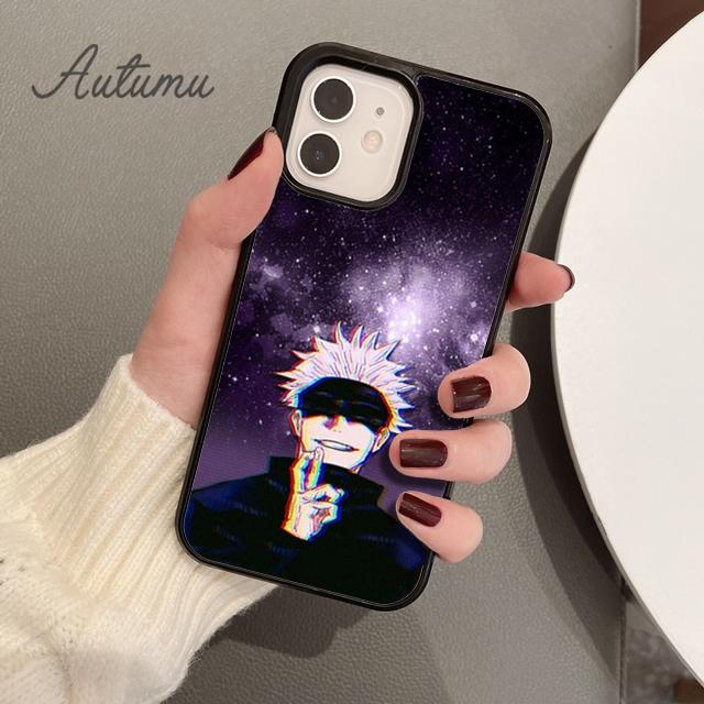Чехол для телефона Jujutsu Kaisen Satoru Gojo для iPhone 11 12 13 14 Pro Max mini XR XS SE 2020 6S 7 8 Plus Samsung Galaxy S21 S22