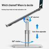 360° Rotatable Adjustable Laptop and Tablet Stand with Cooling Design
