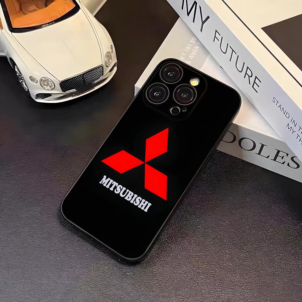 Чехол для телефона Luxury Car M-mitsubishis для 16 Pro Max Iphone 17 Pro Max 14 15 Plus 12 13 11 Pro Xr X Xs SE Задняя крышка
