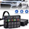 12V Автомобильный блок реле и предохранителей Три предварительно подключенных блока предохранителей и реле с 15 плоскими предохранителями 5-30А 8 шт. 4-контактных реле 40А