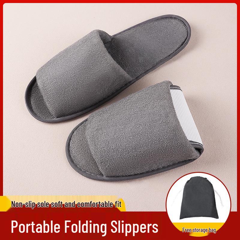 Unisex Portable Folding Travel Slippers - Home & Hotel Essentials
