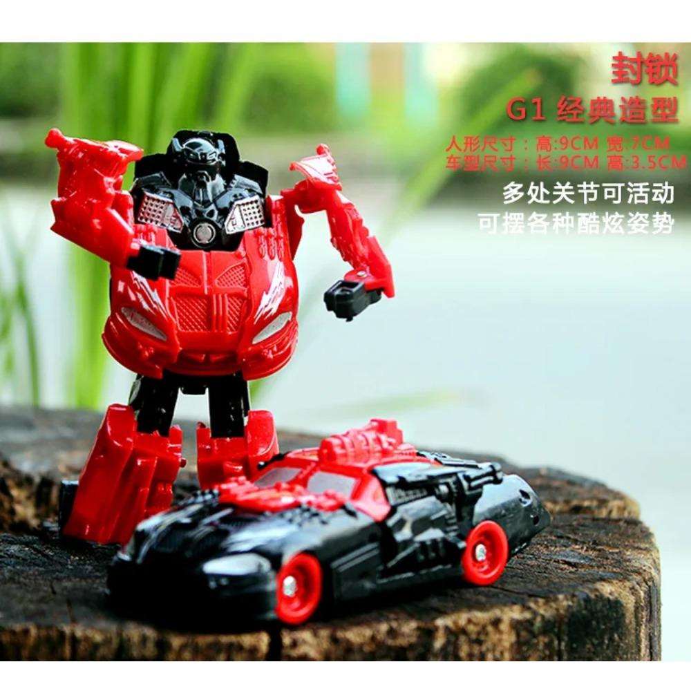 Трансформация Деформация Робот Желтая Машина Совместимая Модель Строительство Детский Блок Хобби Модель Машины Раннее Образование Детская Игрушка