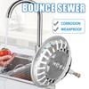 Kitchen Sink Strainer Stopper Steel Waste Sink Hair Bathroom Strainers Accessories Pl T3B9
