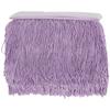 10yd 14cm Long Fringe Latin Dress Tassels Polyester Lace Trim Ribbon Sew Stage DIY Curtain Apparel AccessoriesViolet