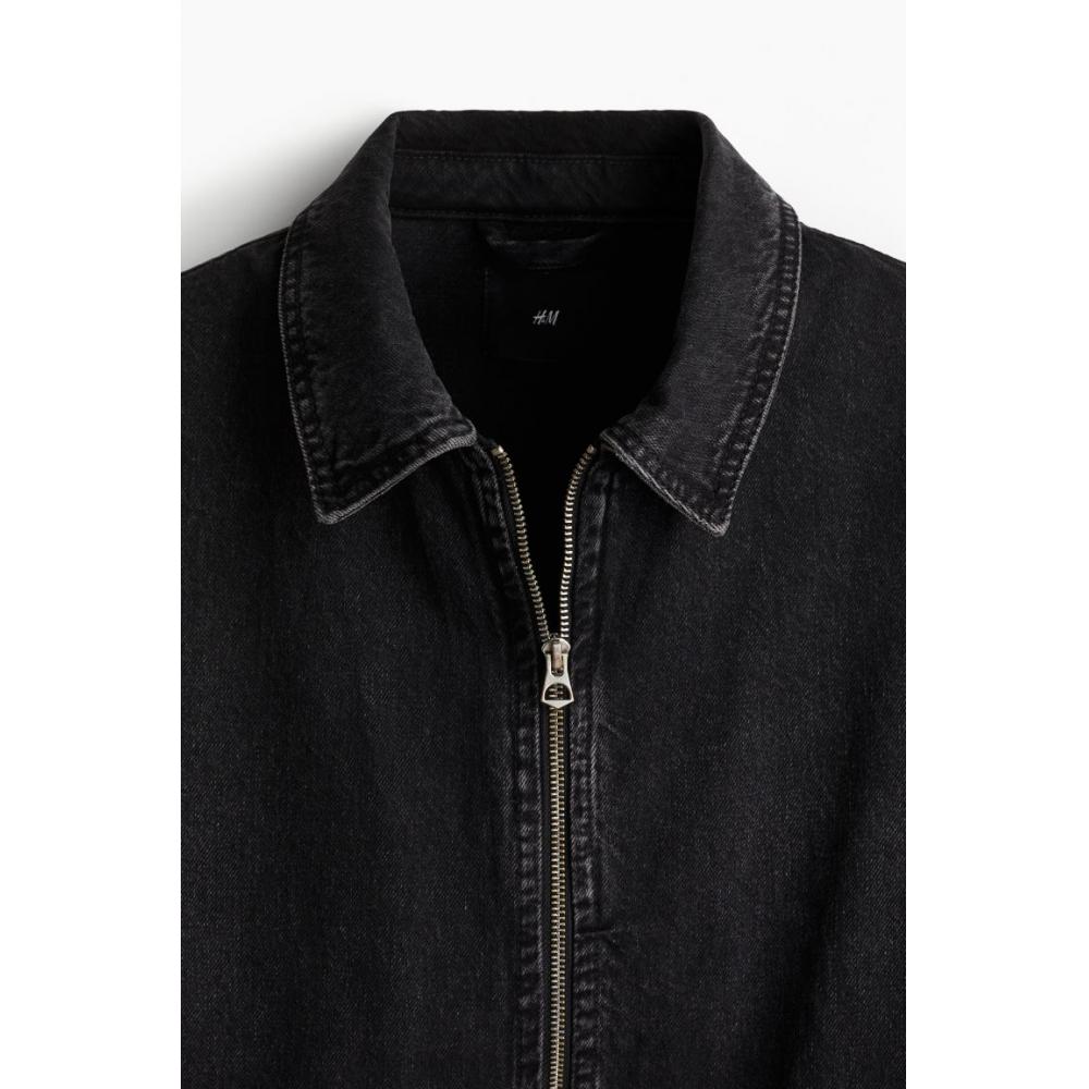Куртка свободного кроя HM Utility Denim Black