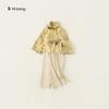 Girl Costume Twopiece Set With Floral Pattern For Children