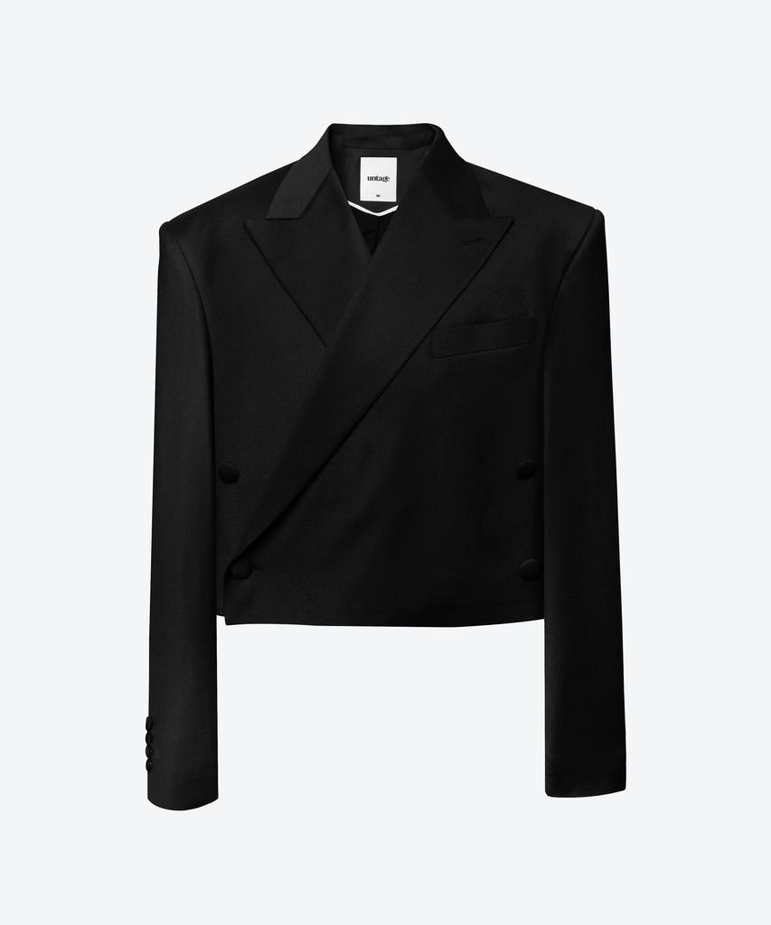 Untage Wool Crop Jacket [Black(Unisex)]_Uth-Fb01