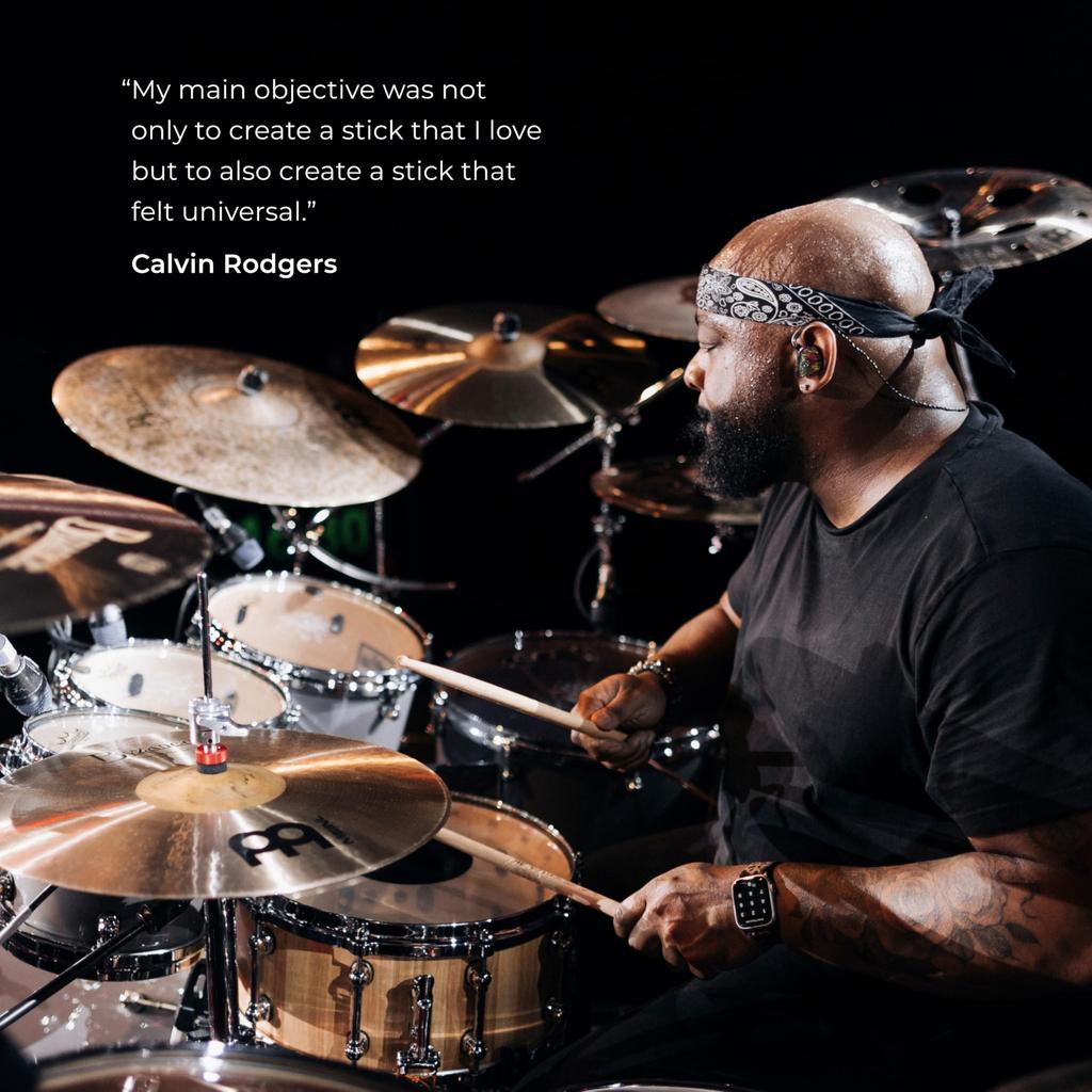 Барабанные палочки Meinl Stick & Brush Signature Series – Модель Calvin Rodgers (Гикори, Круглый наконечник, SB601 419 x 14,2 мм)